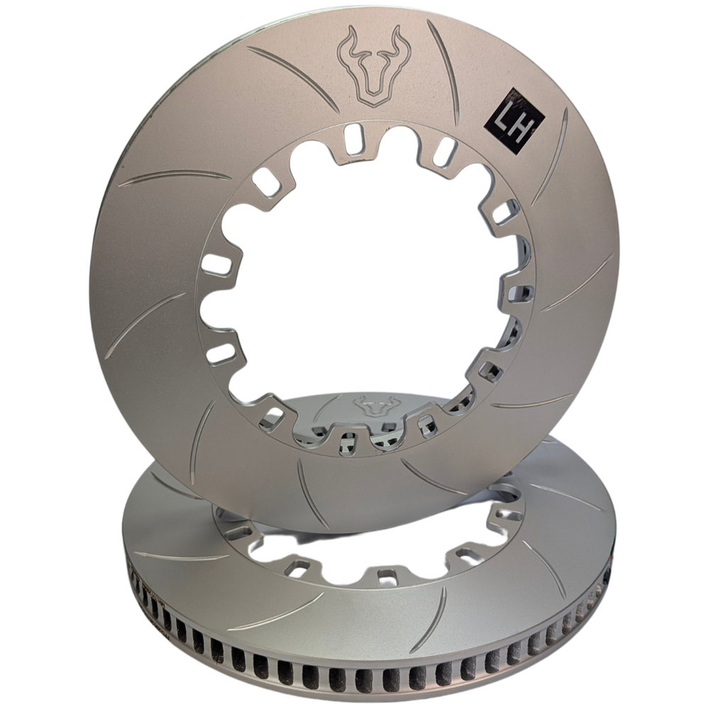 FFD.295.25.175.OAL/R | Forza Flat Discs 295x25mm 72 vane for Subaru Sumitomo 4 Piston Front Calipers (Pair)