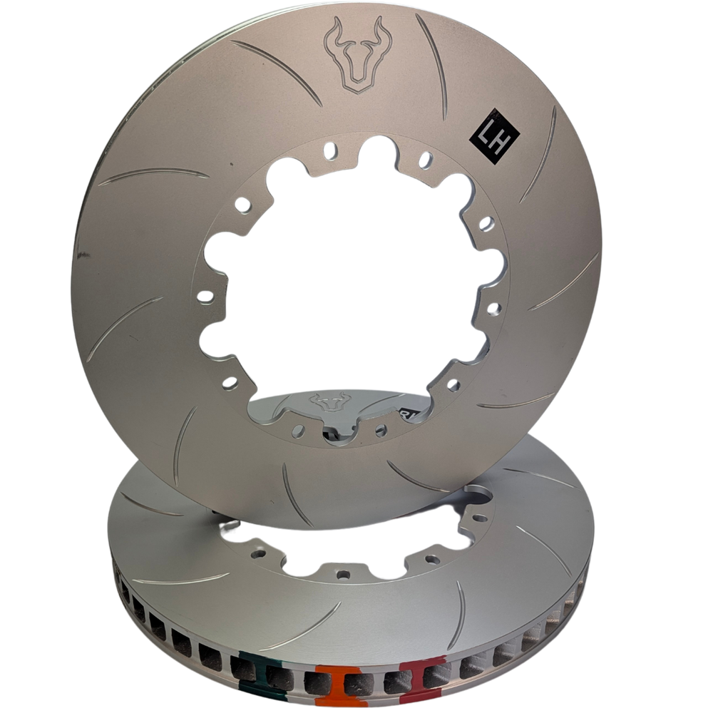 Forza Flat Discs 355x32mm 198mm replacement for DBA52075.1, DBA52075.1S (Pair)