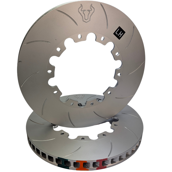 Forza Flat Discs 355x32mm 198mm replacement for DBA52075.1, DBA52075.1S (Pair)