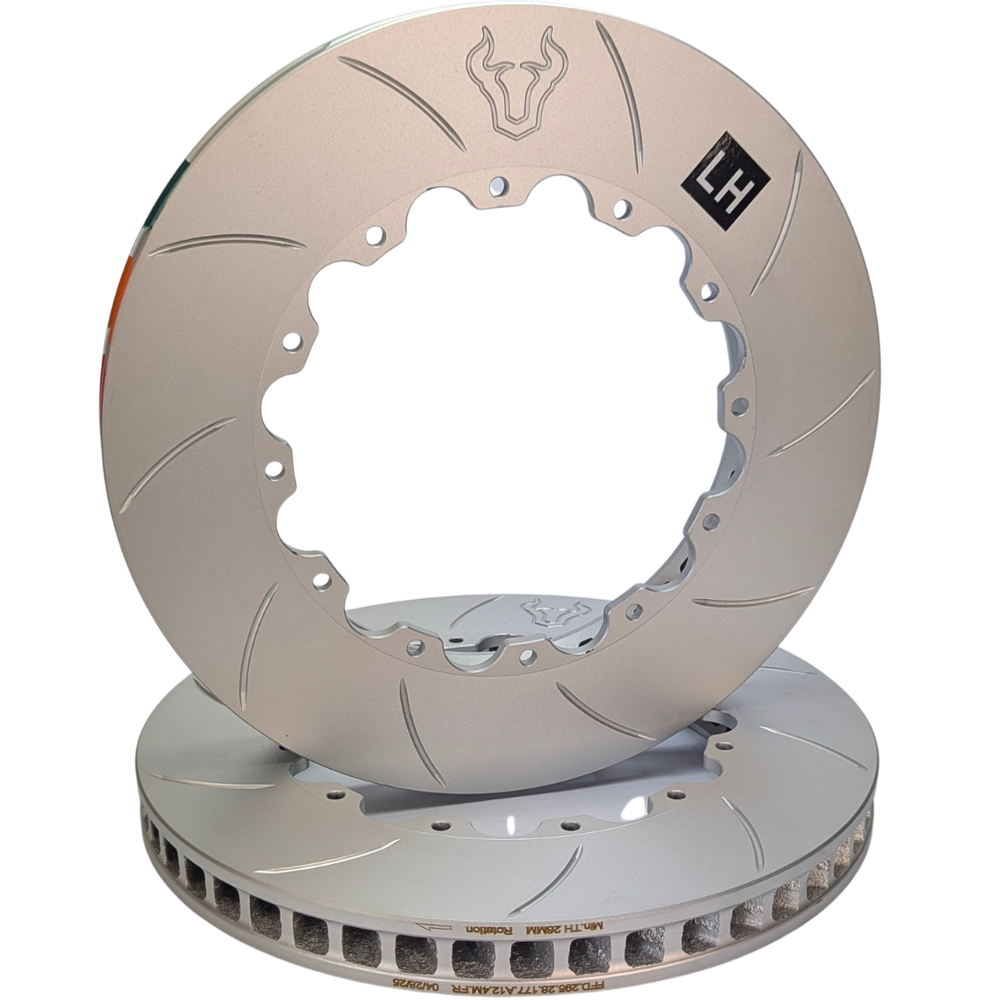 Forza Flat Discs replacement for Alcon DIV2135X436C24L, DIV2135X436C24R (Pair)