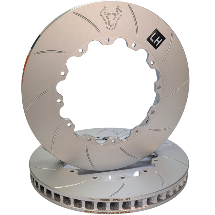 Forza Flat Discs replacement for Alcon DIV2135X436C24L, DIV2135X436C24R (Pair)