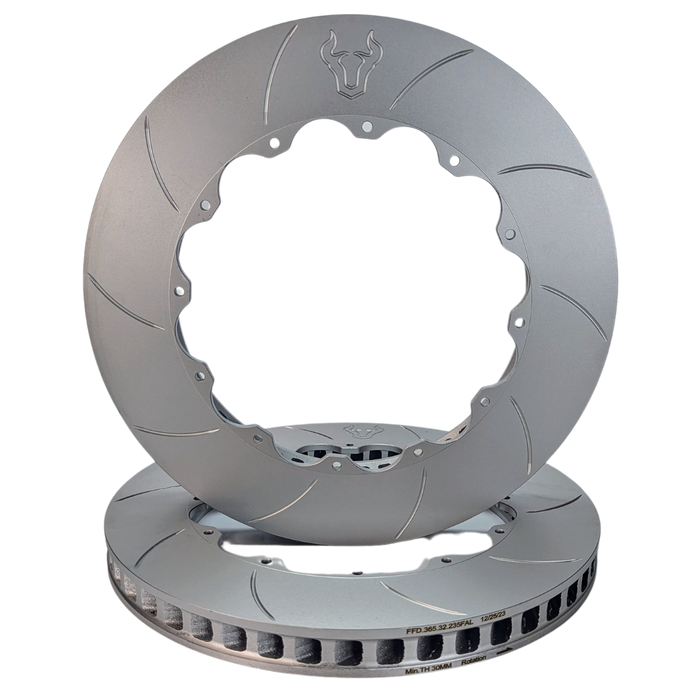 Forza Flat Discs replacement for Alcon DIV2175X534C24L, DIV2175X534C24R (Pair)