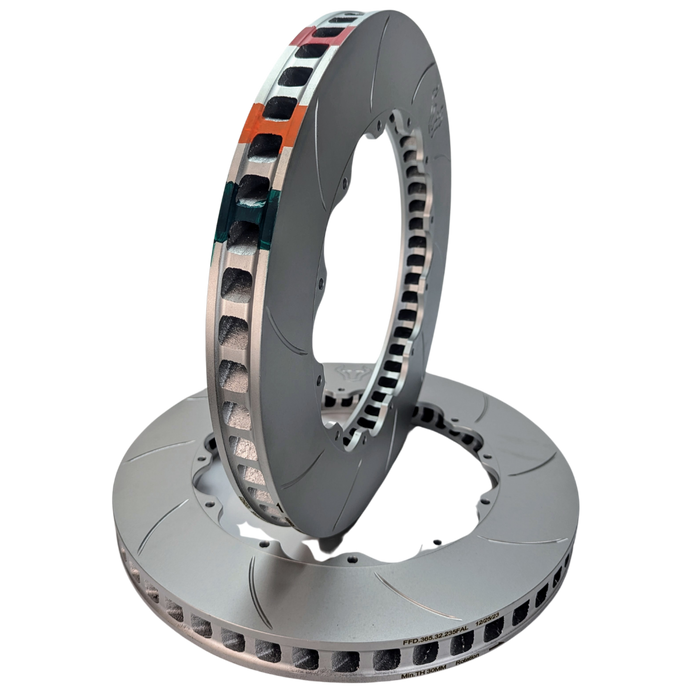 Forza Flat Discs replacement for Alcon DIV2175X534C24L, DIV2175X534C24R (Pair)