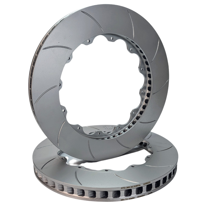 Forza Flat Discs replacement for Alcon DIV2175X534C24L, DIV2175X534C24R (Pair)