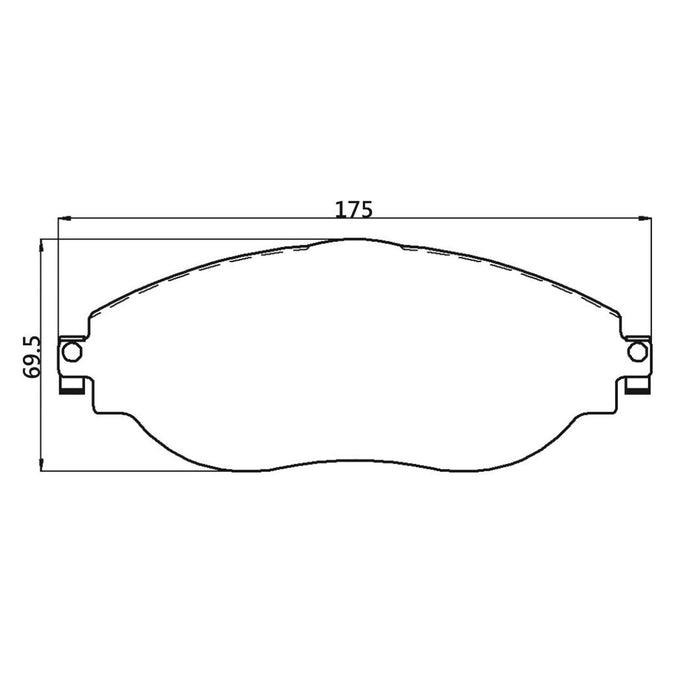 WinmaX W2 Front Brake Pads Audi S3 8V / VW Golf MK7 R