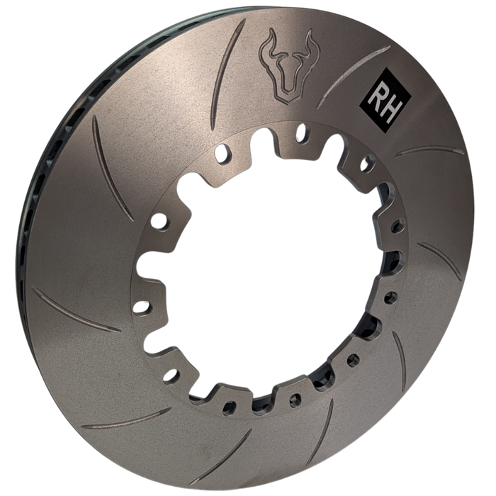 FFD.287.28.168.BAL/R | Forza Slotted Flat Discs 287x28mm 168mm PCD (Pair)