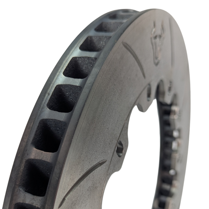 FFD.295.25.190.BAL/R | Forza Slotted Flat Discs 295x25mm 190mm PCD (Pair)