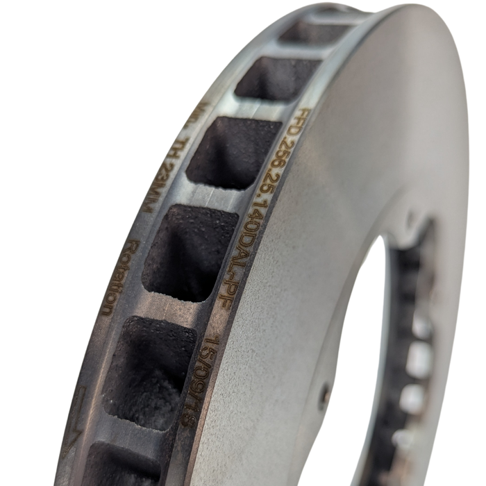 FFD.256.25.140.DAL/R-PF | Forza Flat Disc 256x25mm 139.7mm PCD Plain Face (Pair)