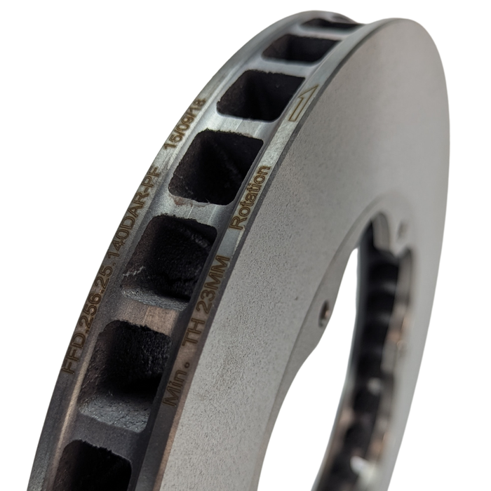 FFD.256.25.140.DAL/R-PF | Forza Flat Disc 256x25mm 139.7mm PCD Plain Face (Pair)