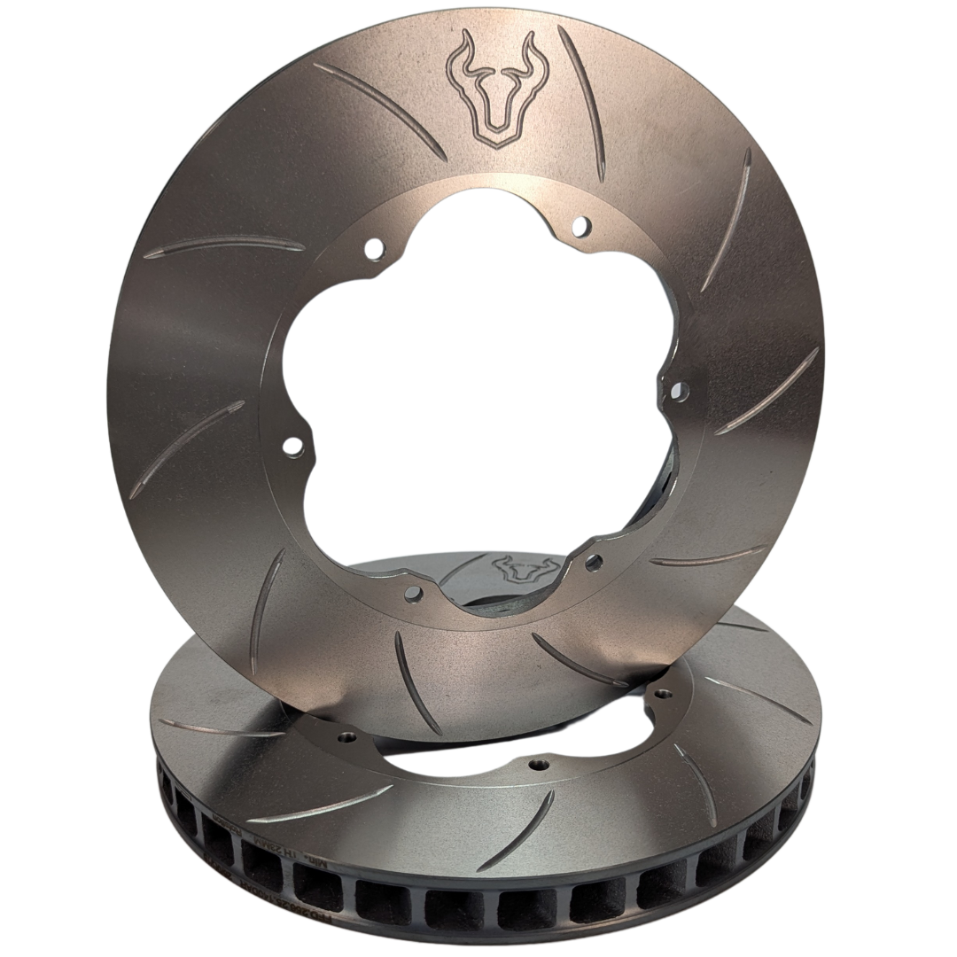 Forza Disc FFD.256.25.140.DAL/R | Forza Flat Disc Slotted 256x25mm 139.7mm PCD (P ...