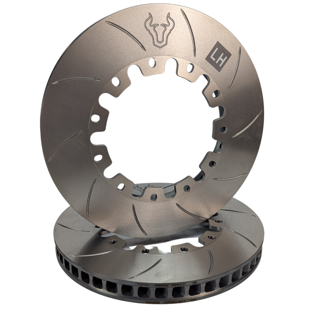 FFD.287.28.168.BAL/R | Forza Slotted Flat Discs 287x28mm 168mm PCD (Pair)