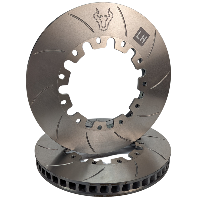 FFD.287.28.168.BAL/R | Forza Slotted Flat Discs 287x28mm 168mm PCD (Pair)