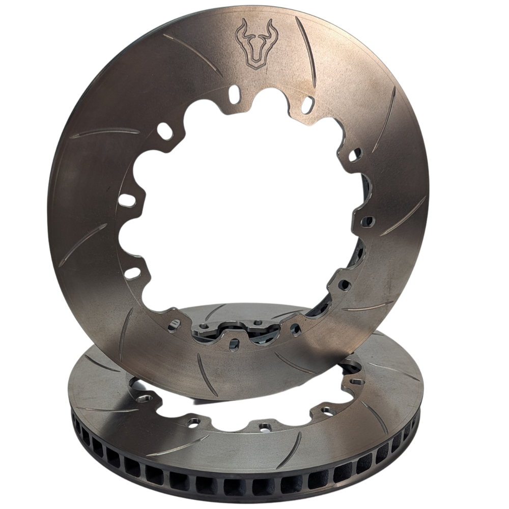 FFD.295.25.190.BAL/R | Forza Slotted Flat Discs 295x25mm 190mm PCD (Pair)