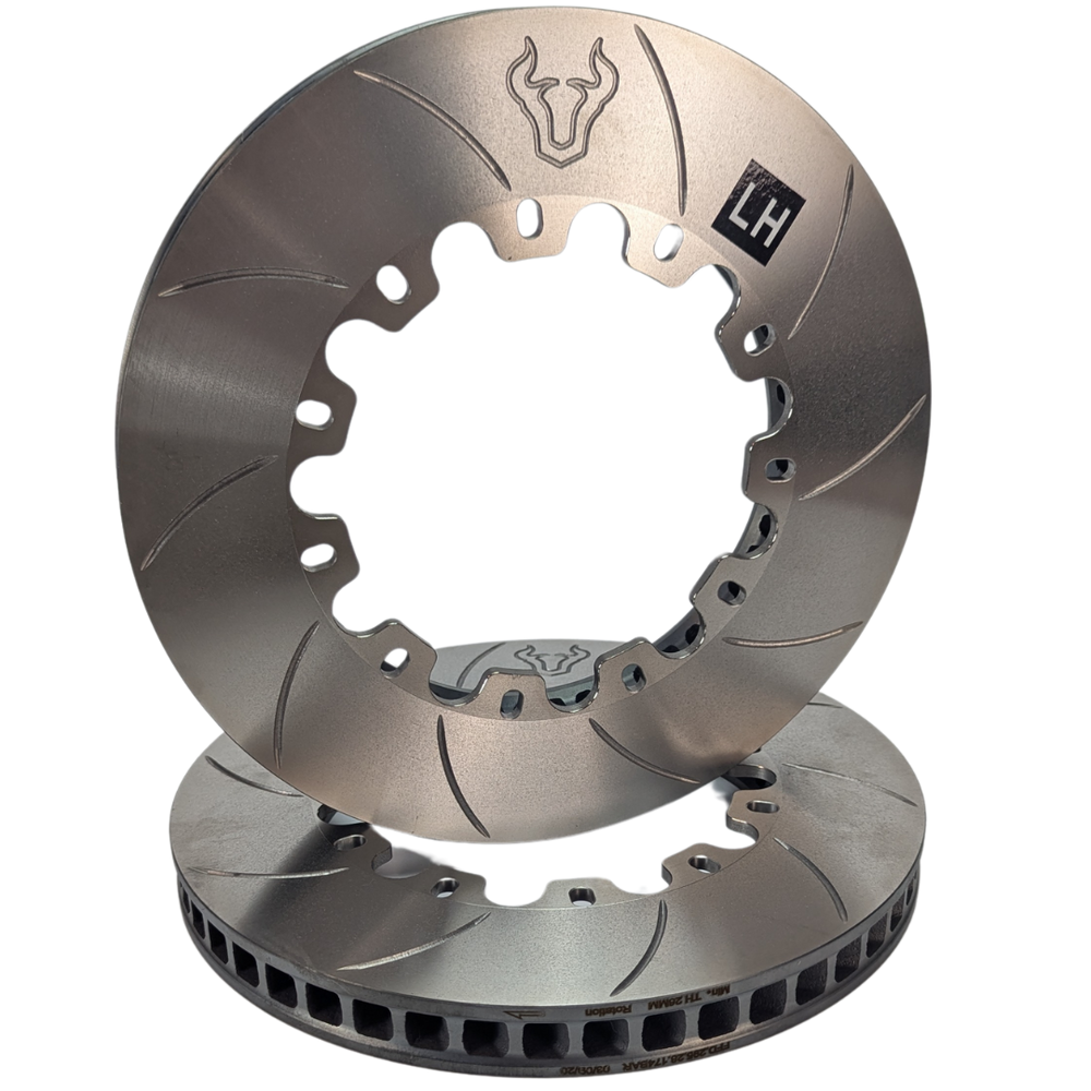 FFD.295.28.174.BAL/R | Forza Slotted Flat Discs 295x28mm 174mm PCD (Pair)