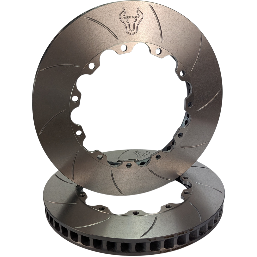 FFD.320.30.196.JAL/R | Forza Slotted Flat Discs 320x30mm 196mm PCD (Pair)