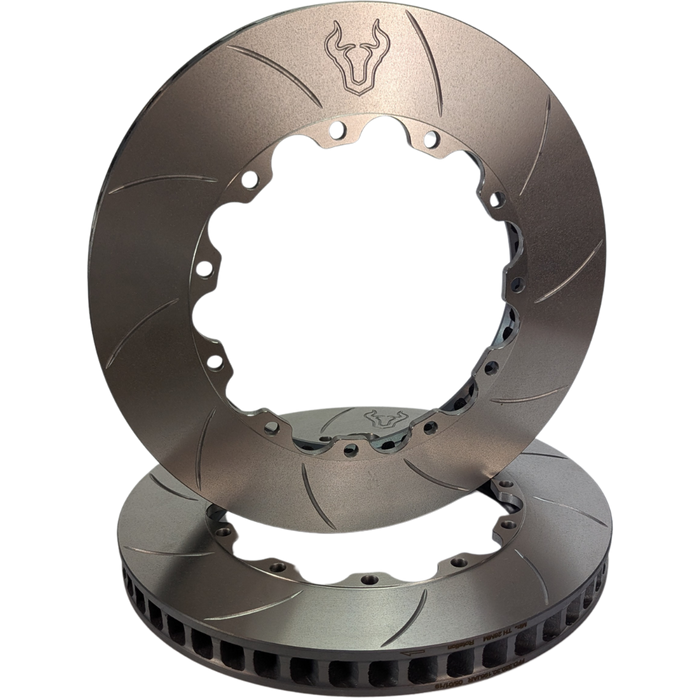 FFD.320.30.196.JAL/R | Forza Slotted Flat Discs 320x30mm 196mm PCD (Pair)