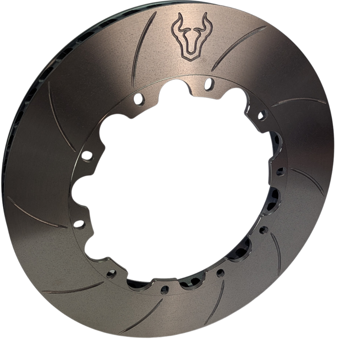 FFD.328.28.206.HAL/R | Forza Slotted Flat Discs 328x28mm 206mm PCD (Pair)