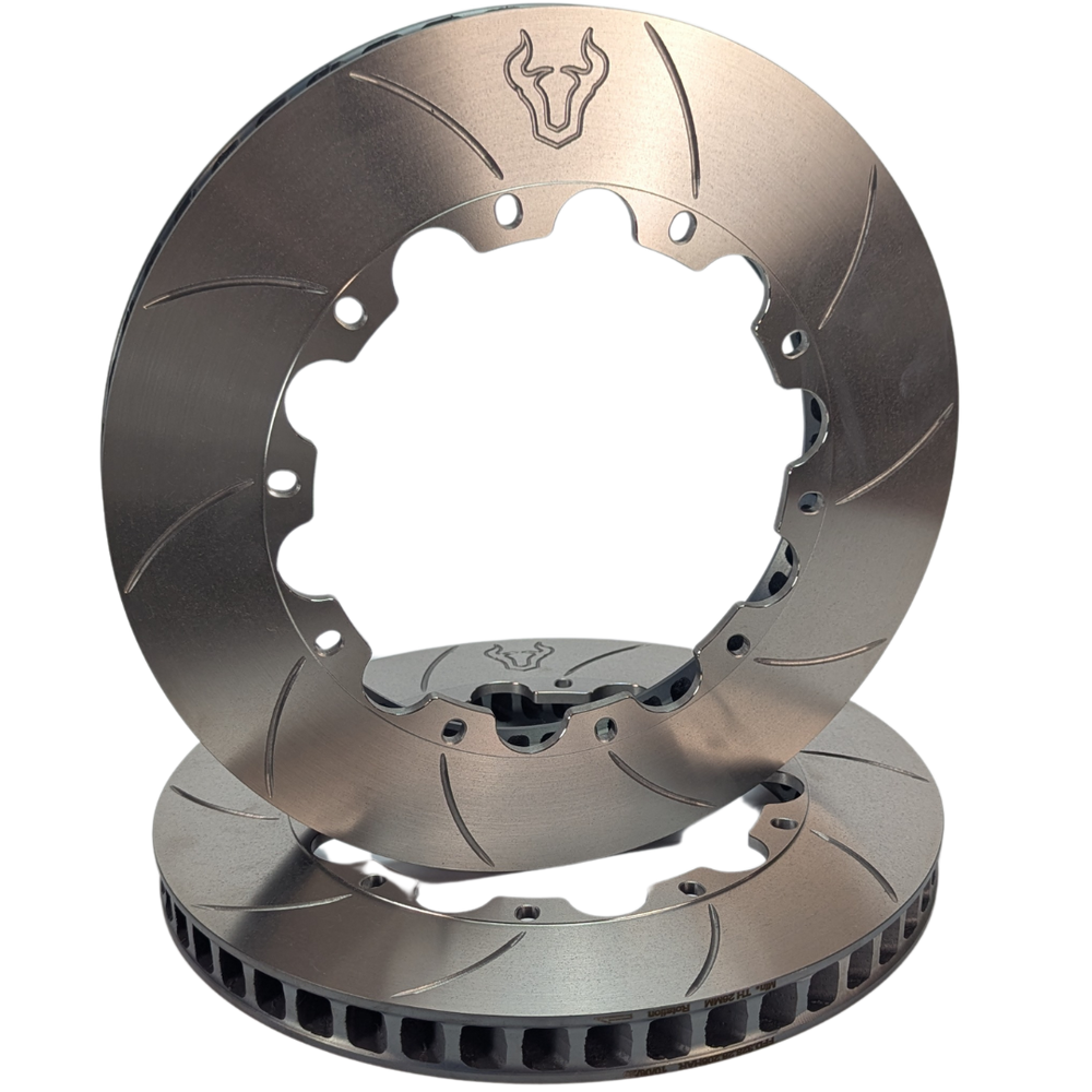 FFD.328.28.206.HAL/R | Forza Slotted Flat Discs 328x28mm 206mm PCD (Pair)