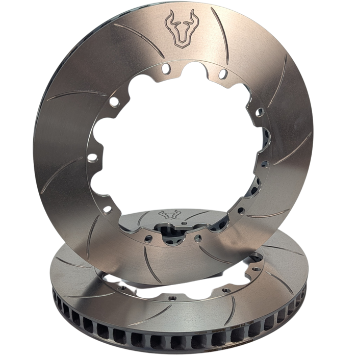 FFD.328.28.206.HAL/R | Forza Slotted Flat Discs 328x28mm 206mm PCD (Pair)