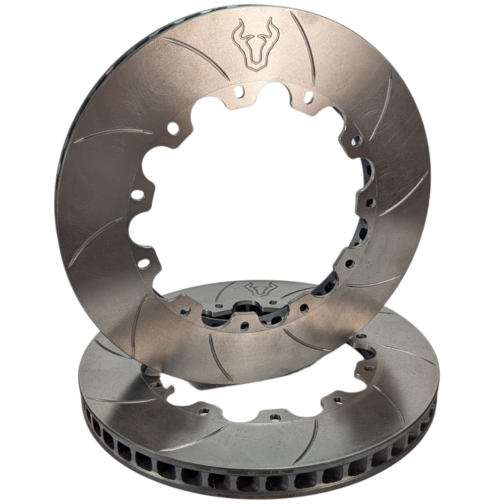 FFD.330.28.209.BAL/R | Forza Slotted Flat Discs 330x28mm 209mm PCD (Pair)