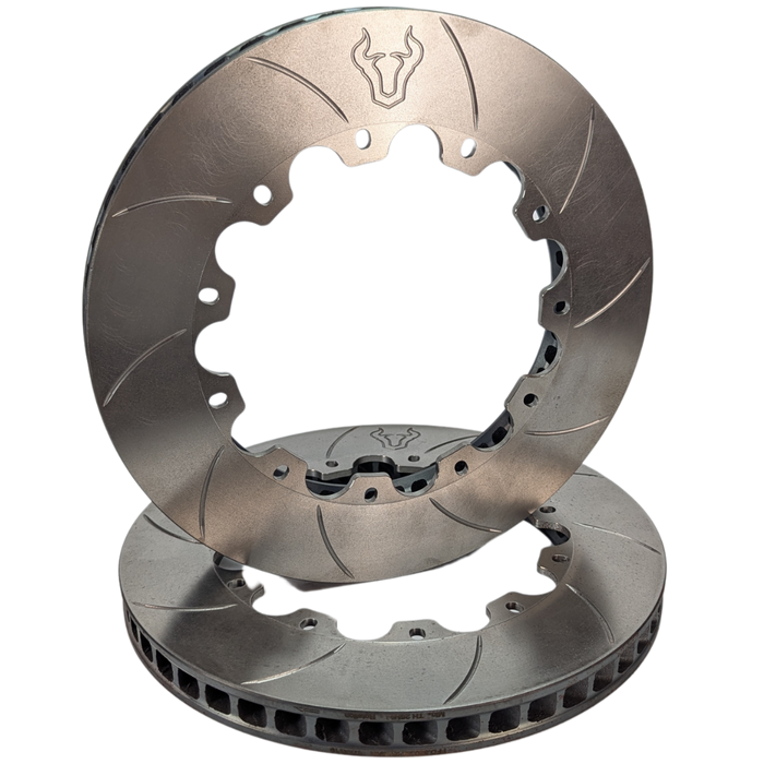 FFD.330.28.209.BAL/R | Forza Slotted Flat Discs 330x28mm 209mm PCD (Pair)