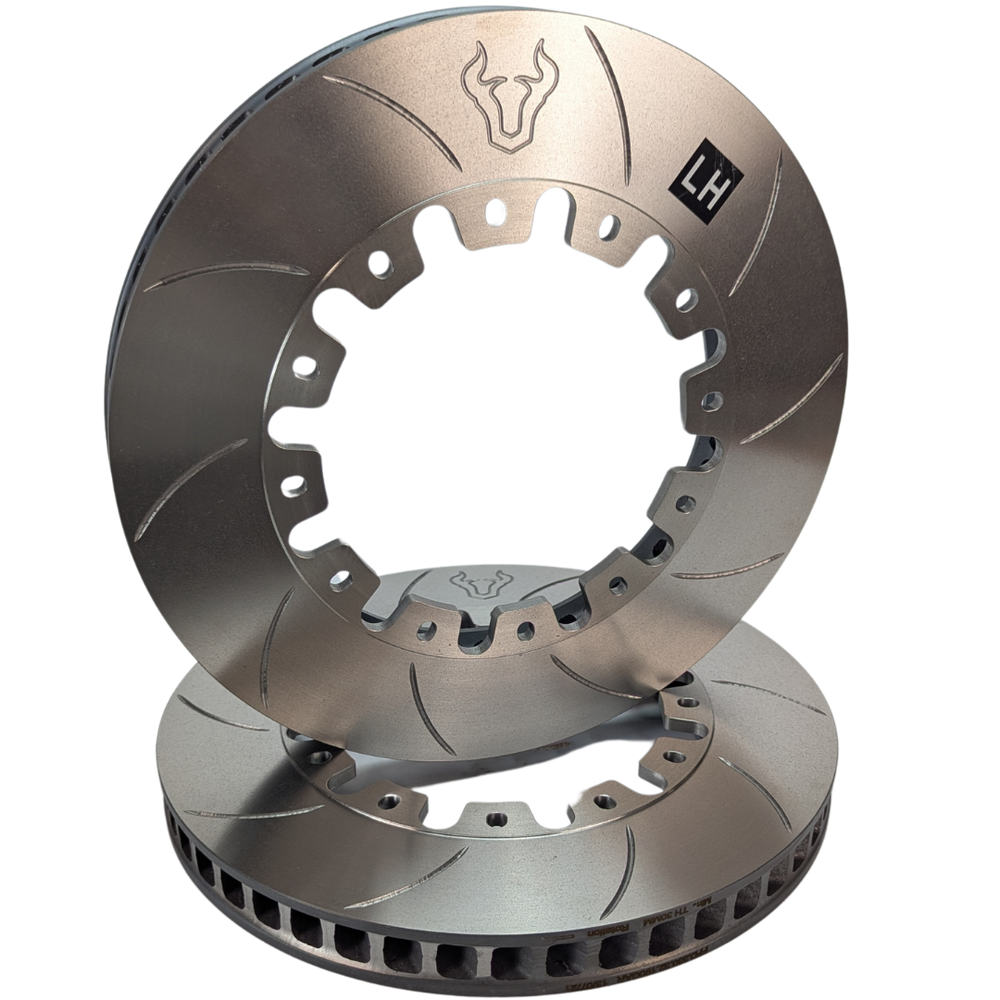 Forza Slotted Flat Discs 330x32mm 190.5mm PCD suit K Sport Big Brake Kits (Pair)