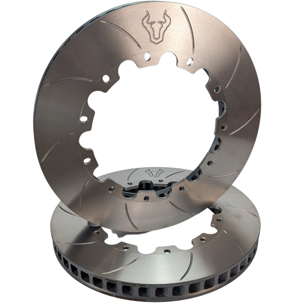 FFD.345.32.218.BAL/R | Forza Slotted Flat Discs 345x32mm 218mm PCD (Pair)