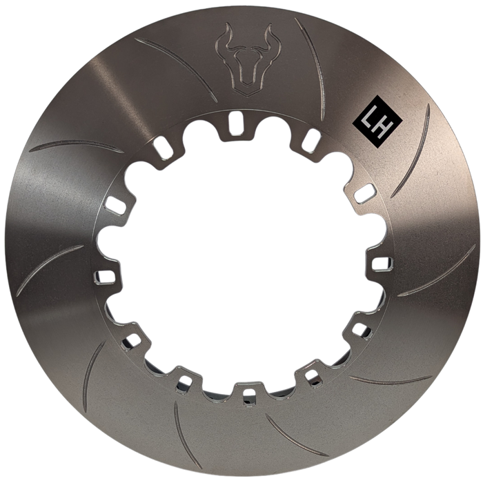 Forza Flat Discs 350x28mm replacement suit rear Porsche 997 GT3 Cup Car (Pair)