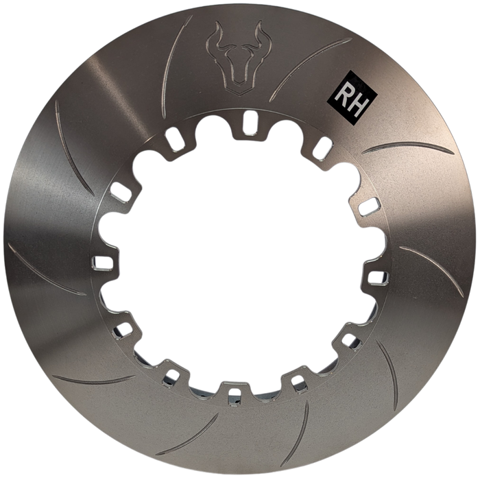 Forza Flat Discs 350x28mm replacement suit rear Porsche 997 GT3 Cup Car (Pair)