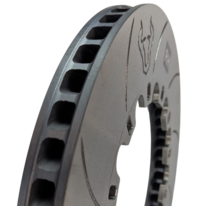 Forza Flat Discs 350x28mm replacement suit rear Porsche 997 GT3 Cup Car (Pair)