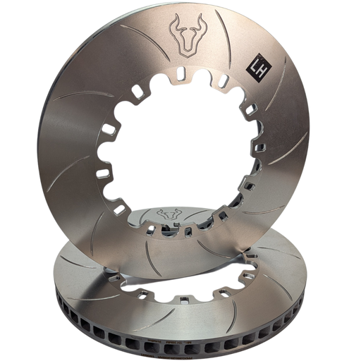 Forza Flat Discs 350x28mm replacement suit rear Porsche 997 GT3 Cup Car (Pair)