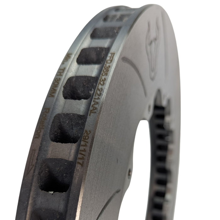 FFD.365.32.221.AAL/R | Forza Slotted Flat Discs 365x32mm 221mm PCD (Pair)