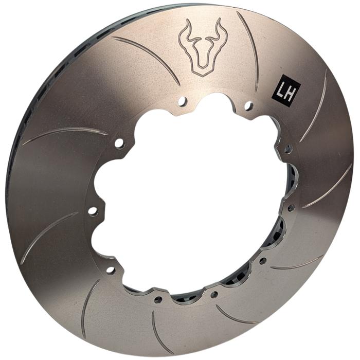 Forza Slotted Flat Discs 390x32.8mm direct replacement for Brembo 09.B386.13 (Pair)