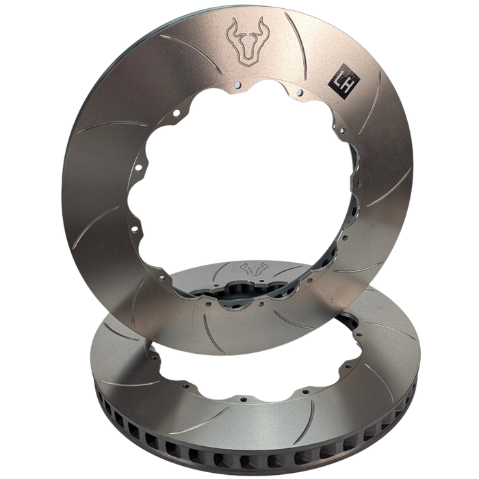 Forza Flat Discs 378x32mm 245mm PCD suit front Ginetta G50 GT4 Racecar (Pair)