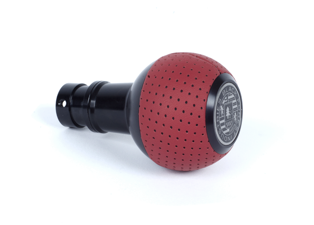 Black Forest Industries Perforated Leather Billet Aluminium DSG Shift Knob