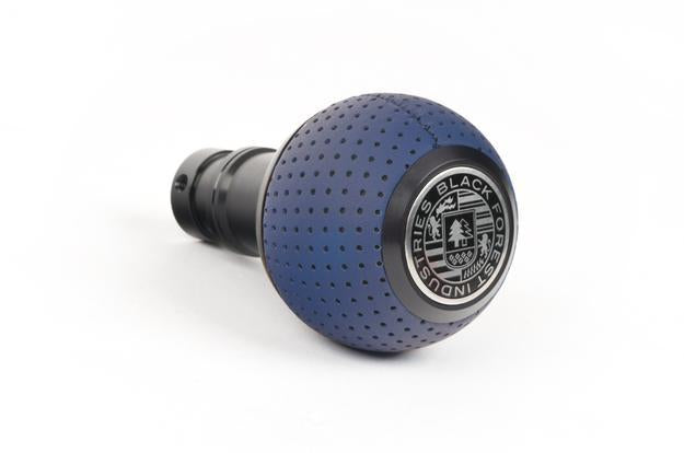 Black Forest Industries Perforated Leather Billet Aluminium DSG Shift Knob