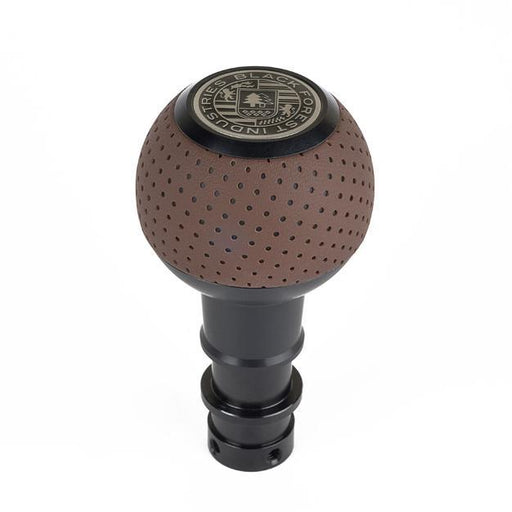 Black Forest Industries Perforated Leather Billet Aluminium DSG Shift Knob