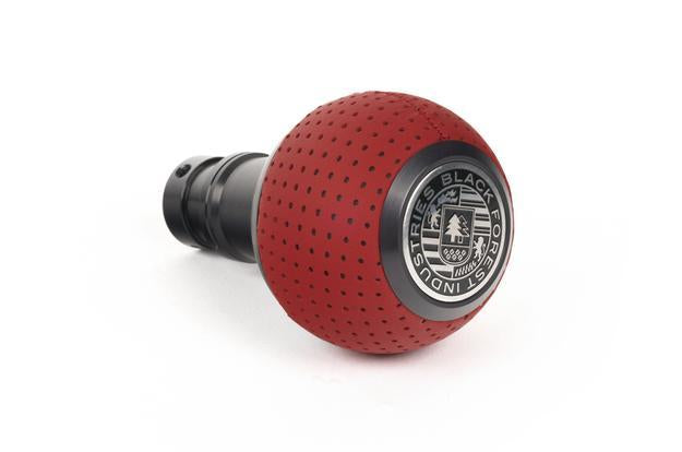 Black Forest Industries Perforated Leather Billet Aluminium DSG Shift Knob