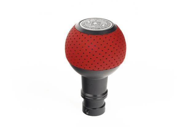 Black Forest Industries Perforated Leather Billet Aluminium DSG Shift Knob