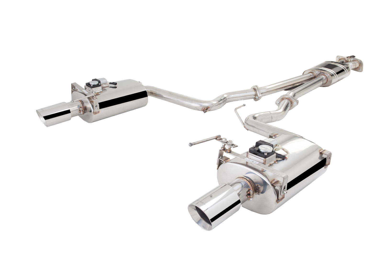 XForce Dual 2.5" Stainless Steel Cat back Systems Ford Mustang 2.3L EcoBoost