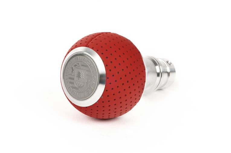 Black Forest Industries Perforated Leather Billet Aluminium DSG Shift Knob