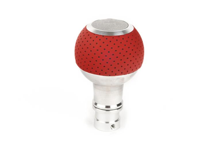 Black Forest Industries Perforated Leather Billet Aluminium DSG Shift Knob