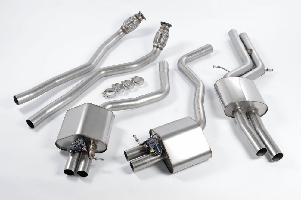 MILLTEK CAT-BACK EXHAUST SYSTEMS AUDI RS6 & RS7 C7 C7.5 2013 - 2018