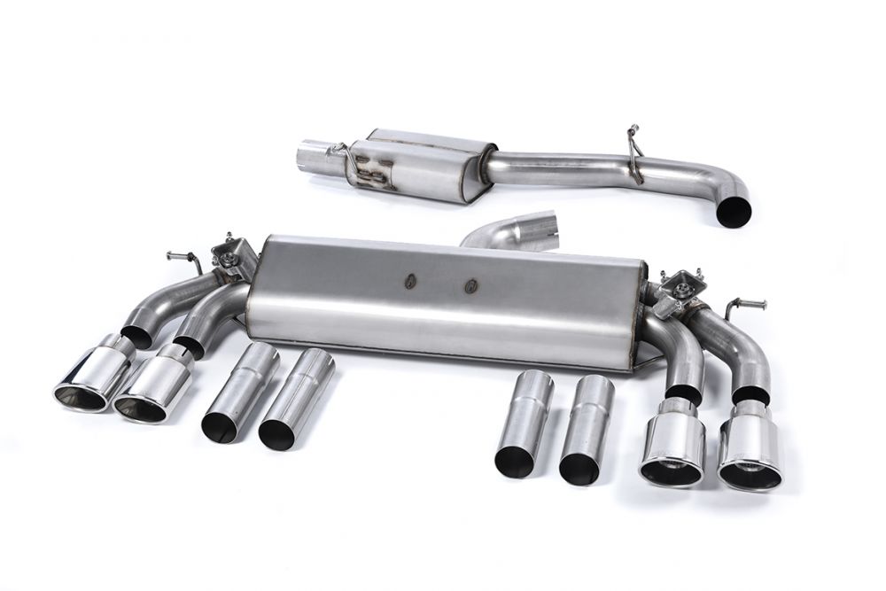 MILLTEK CAT-BACK EXHAUST SYSTEMS AUDI S3 8V & 8.5V SEDAN & CONVERTIBLE 2013+