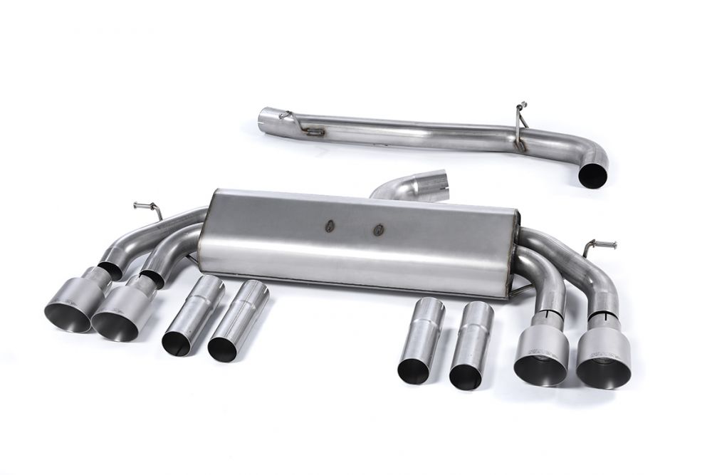 MILLTEK CAT-BACK EXHAUST SYSTEMS AUDI S3 8V & 8.5V SEDAN & CONVERTIBLE 2013+