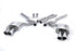 MILLTEK CAT-BACK EXHAUST SYSTEMS FORD MUSTANG GT 2015+