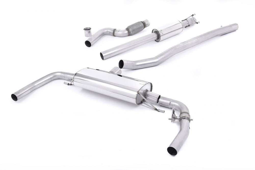 MILLTEK CAT-BACK EXHAUST SYSTEMS MERCEDES A45 & CLA45 AMG W176 & C117 2012 - 2018