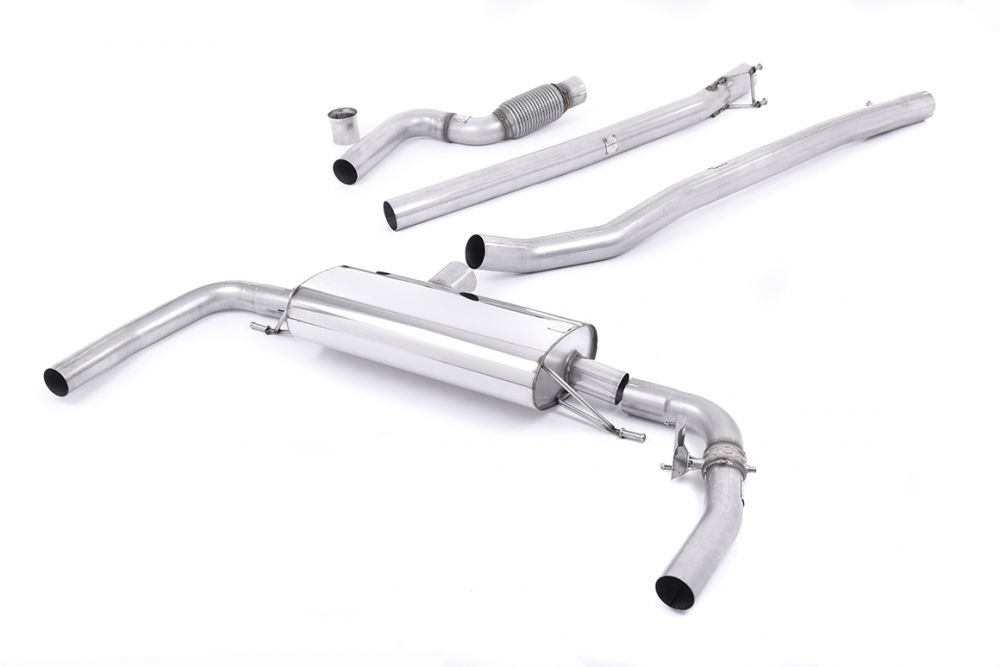 MILLTEK CAT-BACK EXHAUST SYSTEMS MERCEDES A45 & CLA45 AMG W176 & C117 2012 - 2018