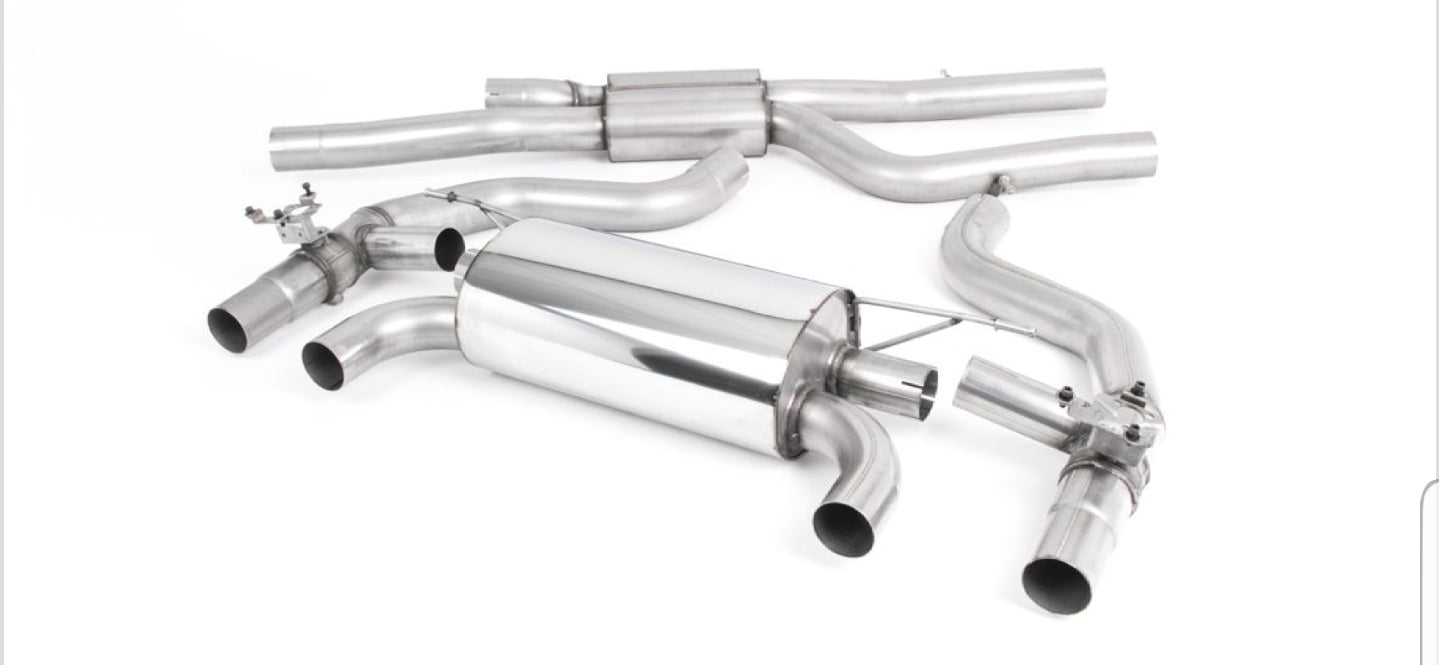 MILLTEK CAT-BACK EXHAUST SYSTEMS BMW F87 M2 COMPETITION 2016+