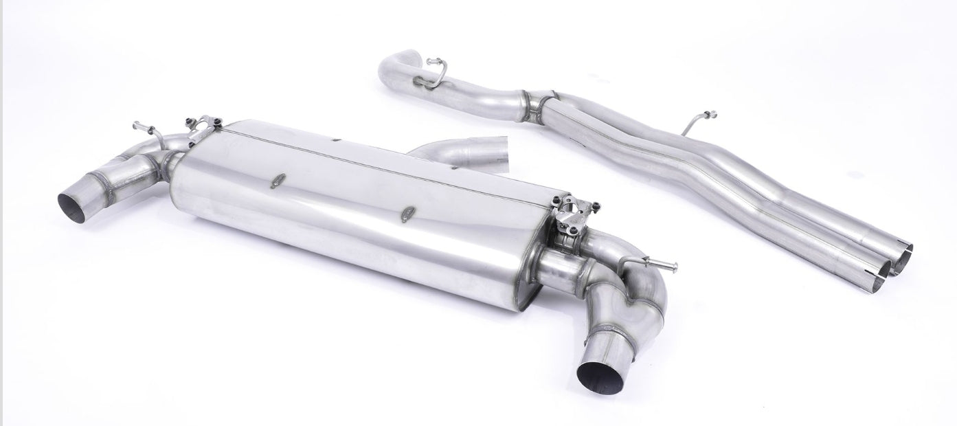 MILLTEK 76mm CAT-BACK EXHAUST SYSTEMS AUDI RS3 8.5V FACELIFT SEDAN & SPORTBACK 2017+